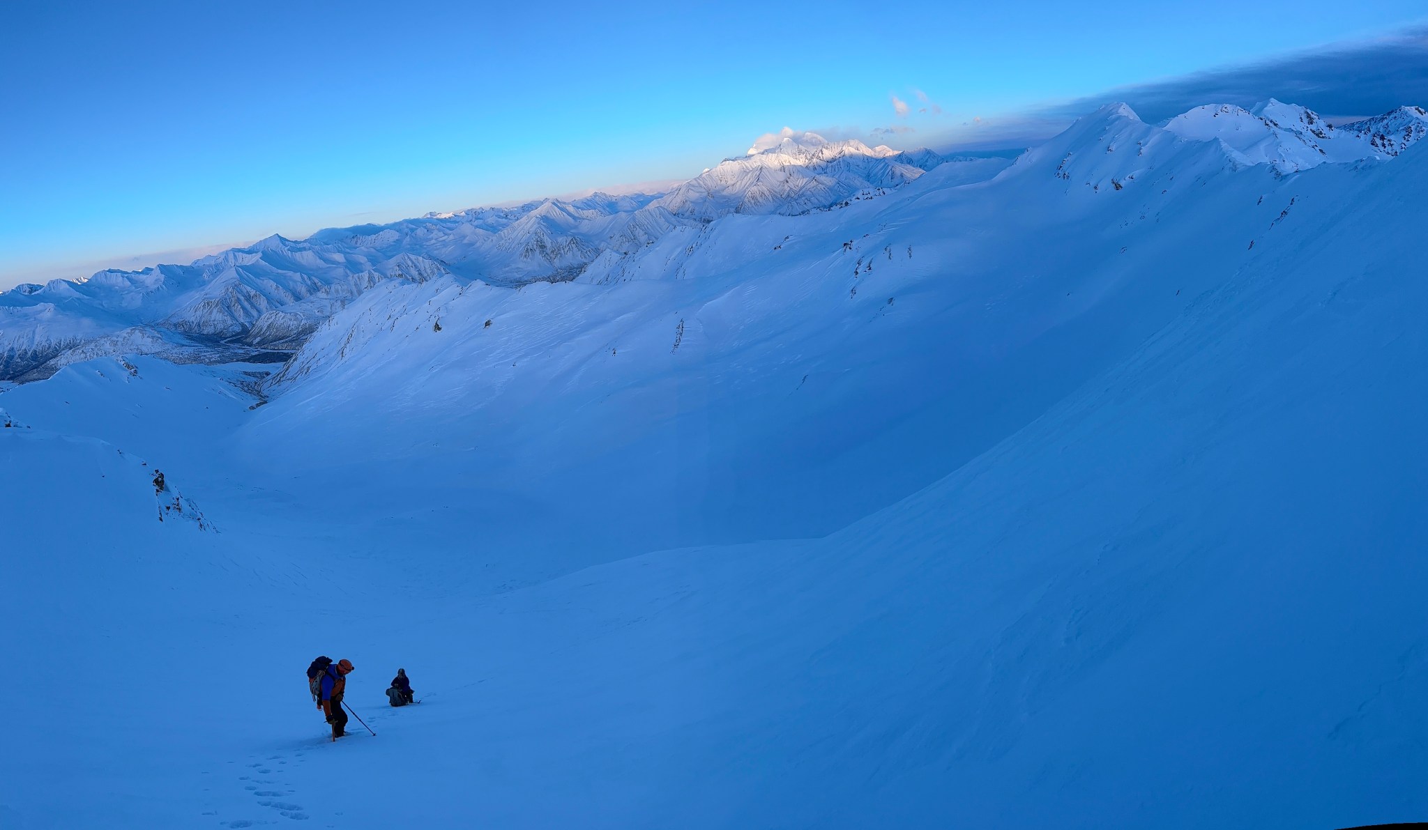 Kinda crooked but the headwall is steep